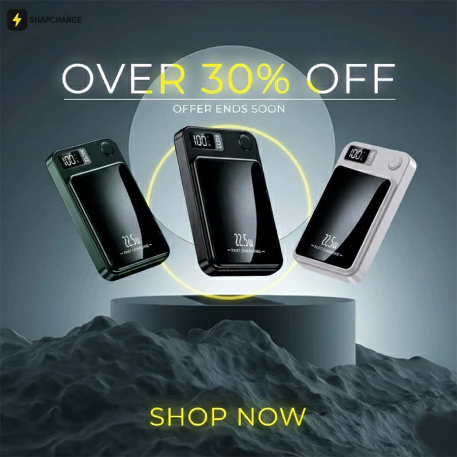 SnapCharge Magnetic Power Bank