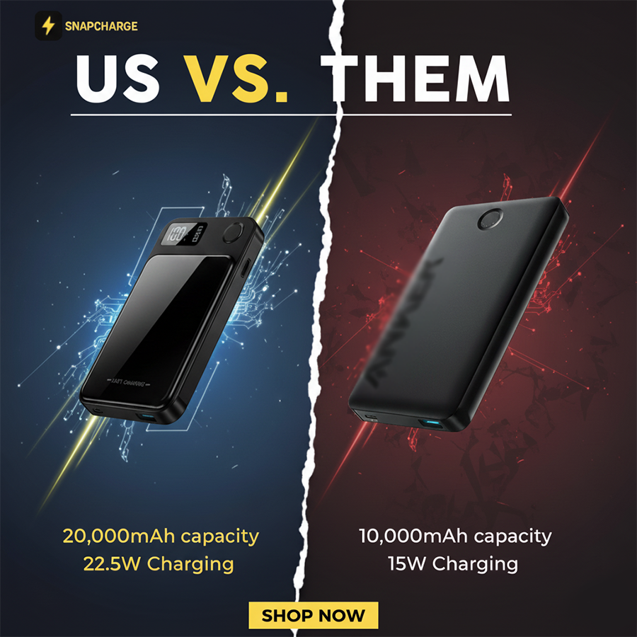 SnapCharge Magnetic Power Bank