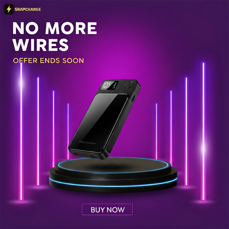 SnapCharge Magnetic Power Bank
